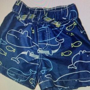 Nautical Blue Kids Swim Shorts